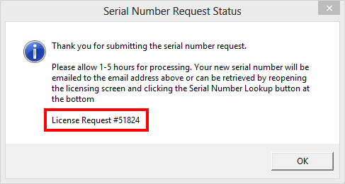 Request Confirmation