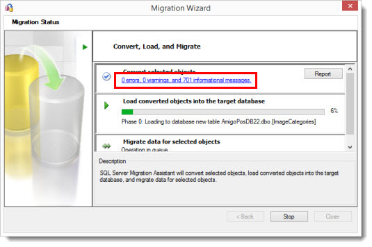 Convert Selected Objects Completed With 0 Errors