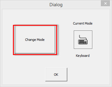 Keyboard Wedge Mode