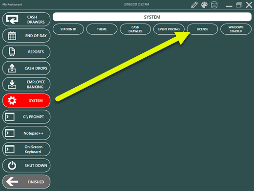 Back Office Activation Link
