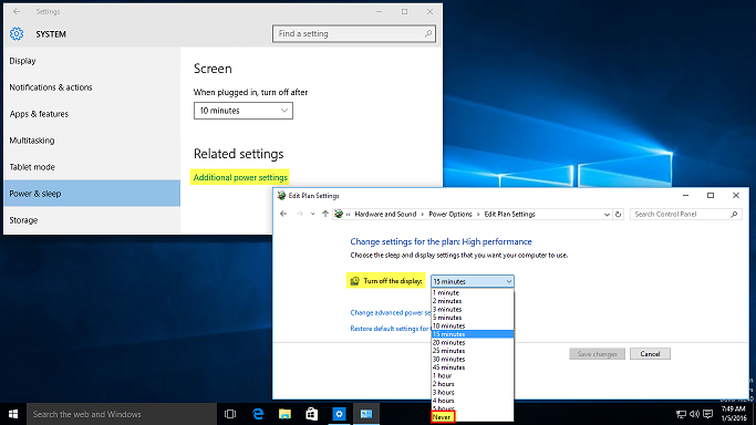 Windows 10 Power & Sleep Windows 10 Power & Sleep